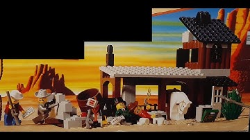 Lego 6755 - an instruction to build alternative model C from back wall of the set