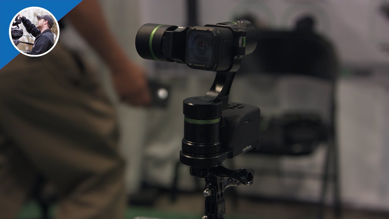 NAB 2016:  LanParte Gimbals, LA3D for GoPro or Smartphones with Wireless Control Unit (4K)