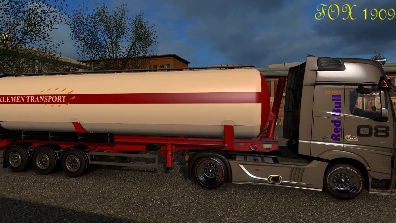 (ETS2 v 1.28 RM 1.7.4 R.O.S. v 4.1) TRAILER KLEMEN TRANSPORT 1.28.X - YouTube