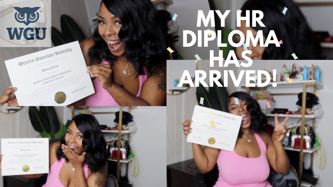 My HR degree from WGU!! - IT HAS ARRIVED 🎉🎉🎉🎉
