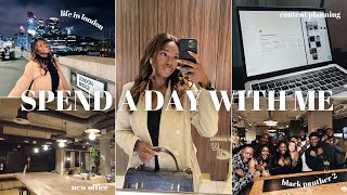 a *REALISTIC* day in my life | How I plan my content, New office, Black Panther 2