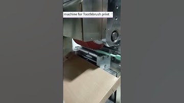 Toothbrush printing machine thermal transfer machine