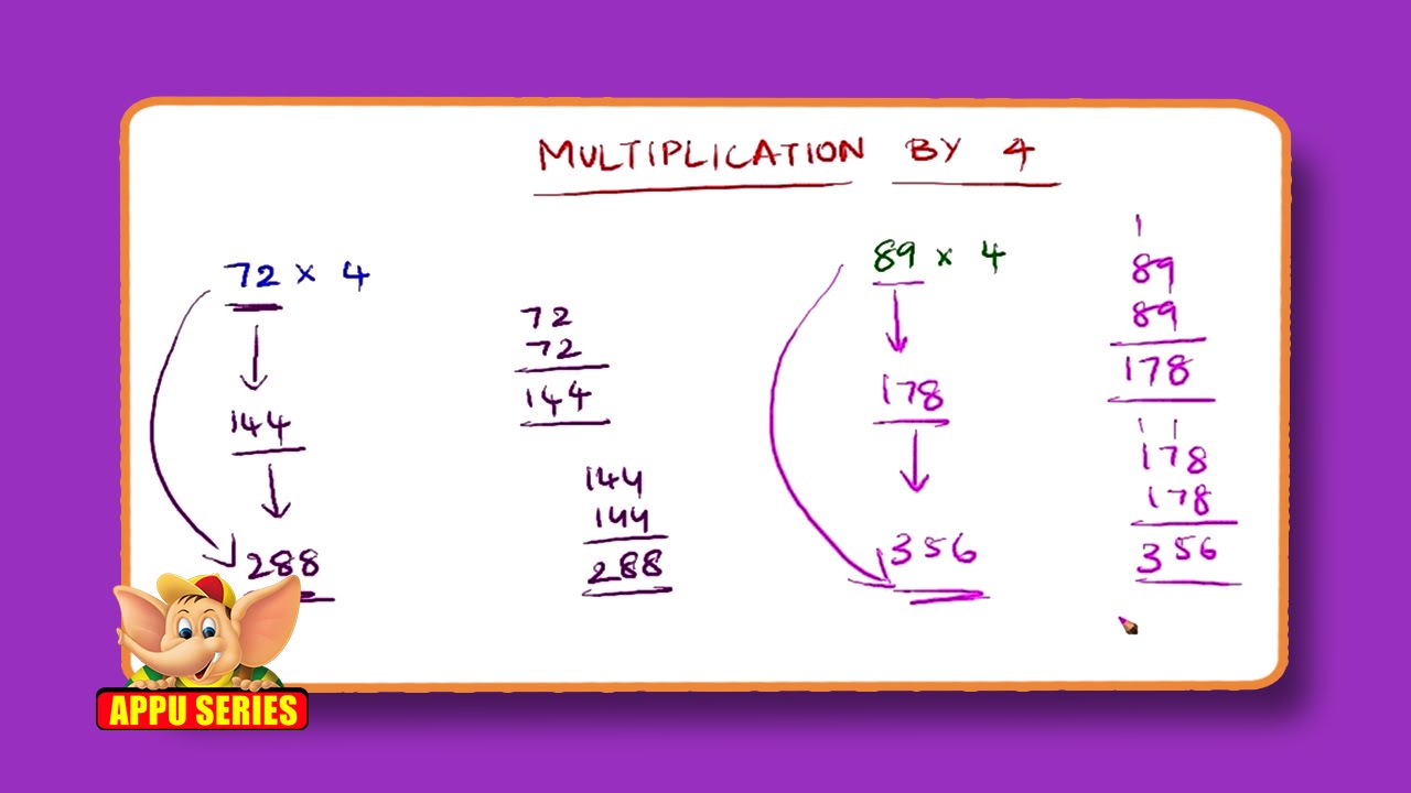 how-to-easily-multiply-any-number-by-4-math-trick-youtube