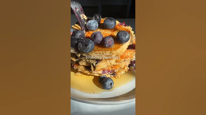 Fluffy Pancakes in 1 Minute! 🥞 ASMR Cooking #shorts #asmr #pancakes