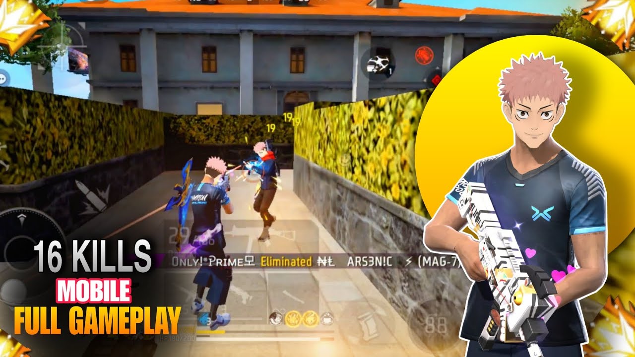 16 KILLS 🤯 99% HEADSHOT 🎯 Hard Lobby Domination 🔥 | Full Gameplay | Free Fire MAX