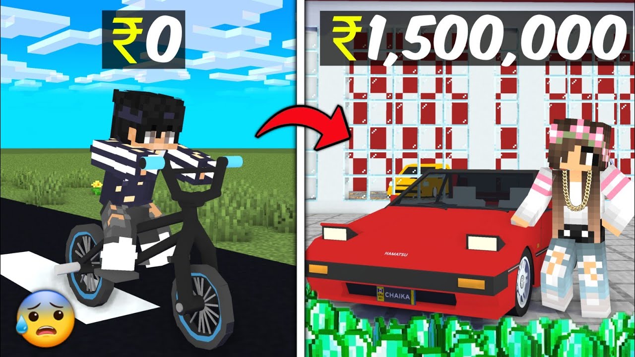 I VISITED My SISTER's LUXURY CAR SHOWROOM in Minecraft!