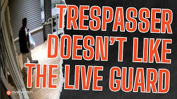 Trespasser Gone for Good | Proactive Live Video Guards Secure the Property