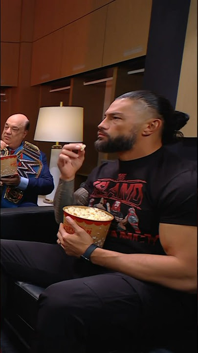 Acknowledge Roman Reigns' favorite arena snack 🍿