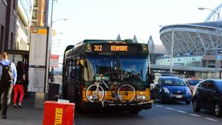 King County Metro 2004 New Flyer DE60LF 2750 On The 312 @ 4th Avenue South & South Jackson Street