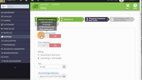 Prestashop, How to add Your own Shipping Carrier