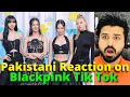 Pakistani react on blackpink tiktok edits compilation  reaction vlogger