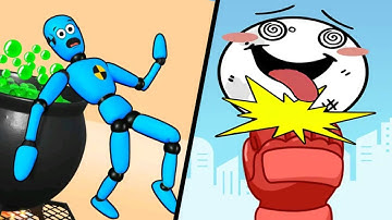 Ragdoll Break(Puppet Bone Smashing) vs Fury Punch Gameplay, Android Games, Funny Videos,Part#417.