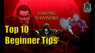 Vampire Survivors Beginner Tips - Get 30 minute Runs FAST!