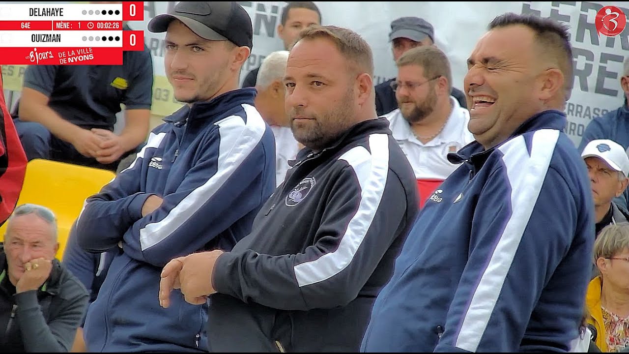 Partie disputée 64e DELAHAYE vs OUIZMAN : Nyons pétanque 2022