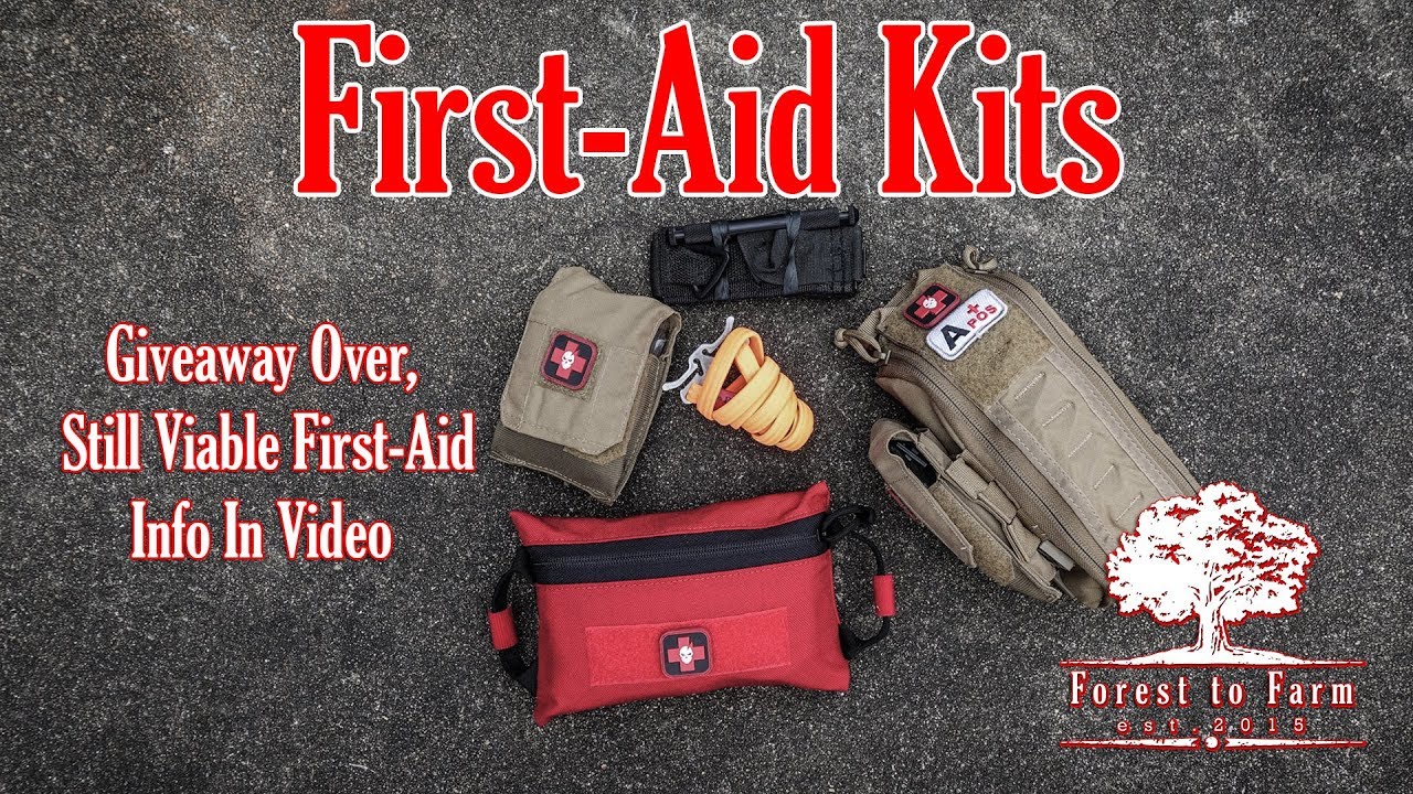 First Aid Kits Giveaway! (Closed, but still useful info in video