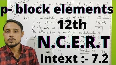 N.C.E.R.T Intext 7.2 chemistry class 12 | p block elements class 12 intext 7.2 | class 12 chemistry