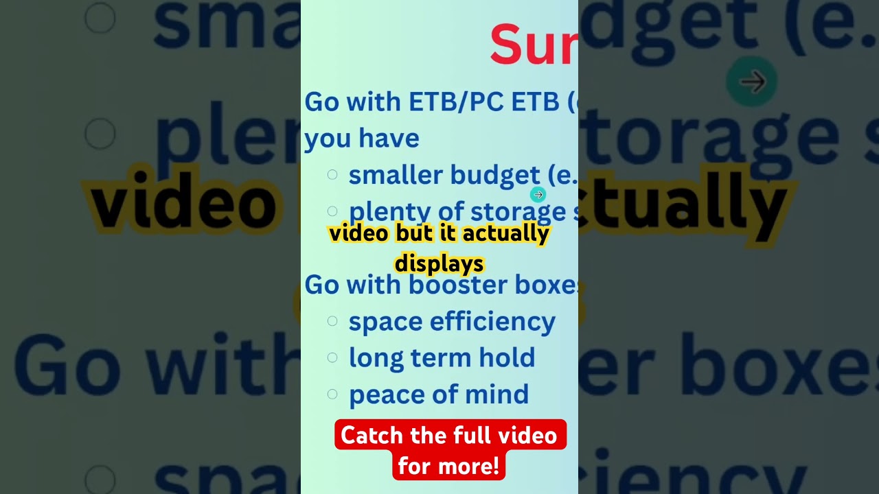 PC ETB vs Booster Box. Which is the better product for you?