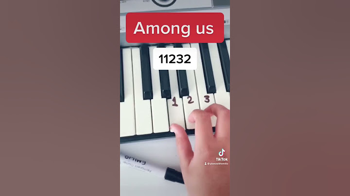 Among Us Piano Tutorial (Fake) 🎹