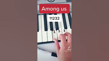 Among Us Piano Tutorial Fake 