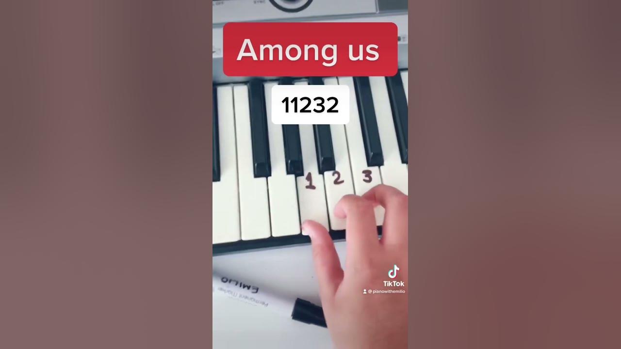 Among Us Piano Tutorial (Fake) 🎹 Among Us Piano Tutorial (Fake) 🎹
