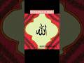 Asma-Ul-Husna | 99 Names of Allah | Beautiful Recitation #asmaulhusna #99namesofallah #allah #shorts