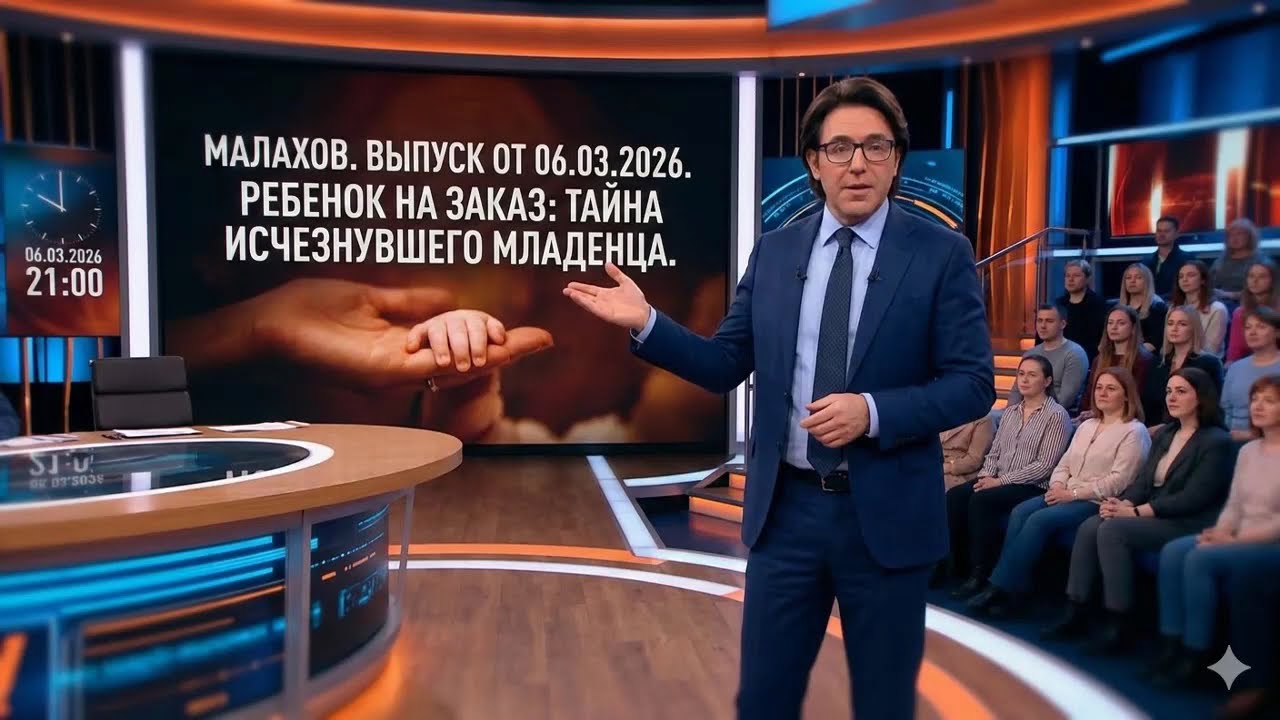 Малахов . От 07.03.2026 | Ребенок на заказ: тайна исчезнувшего младенца