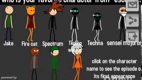 Domo Animate : who is your favorite character from "escape"?