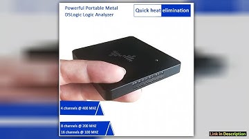 DreamSourceLab DSLogic Plus Portable Metal DSLogic Logic Analyzer 16 Channels 100MHz USBbased Debug