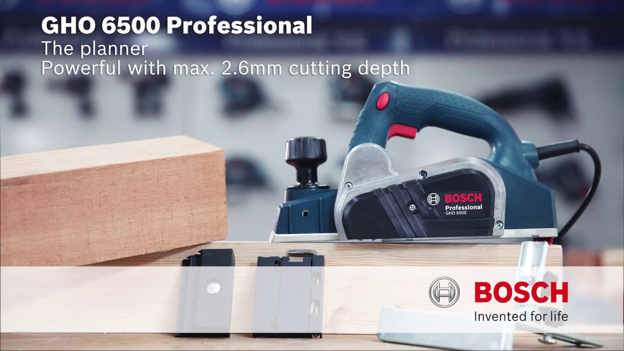 Bosch Wood Planer GHO 6500 Professional YouTube
