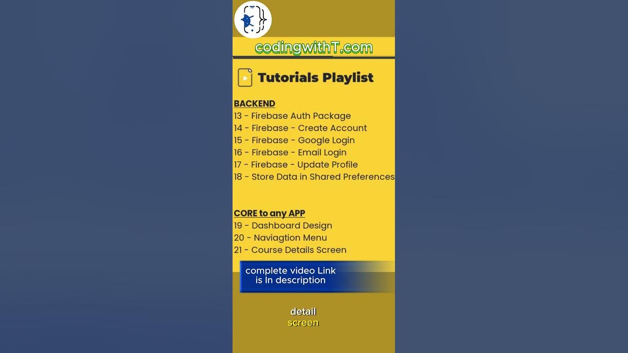 Flutter App with Firebase Flutter App and source code 2024 course ...