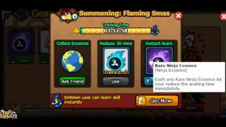 ninja saga bug ' secret ninja esence dosent work