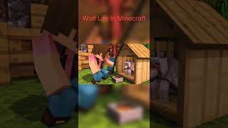 Wolf Life in #minecraft || #gaming #viral  #animation