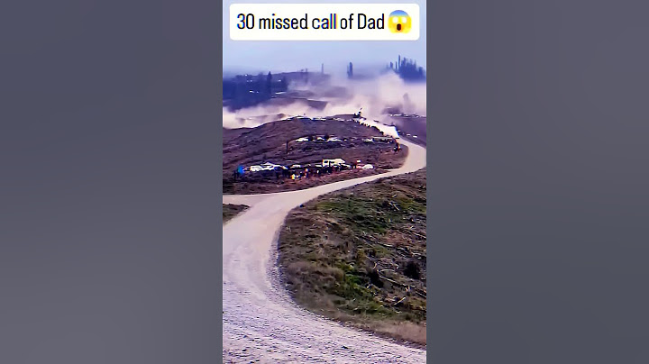 30 missed call of Dad😱