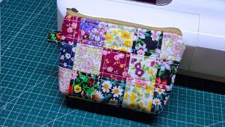 Sewing tutorial! How to sew quilted pouch step-by-step ✨️🫶🩷 #sewinghacks #sewingtutorial