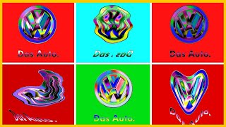 Parody New & Old Volkswagen Das Auto Logo Animation In Different Effects - Car Logo Edit Part 10