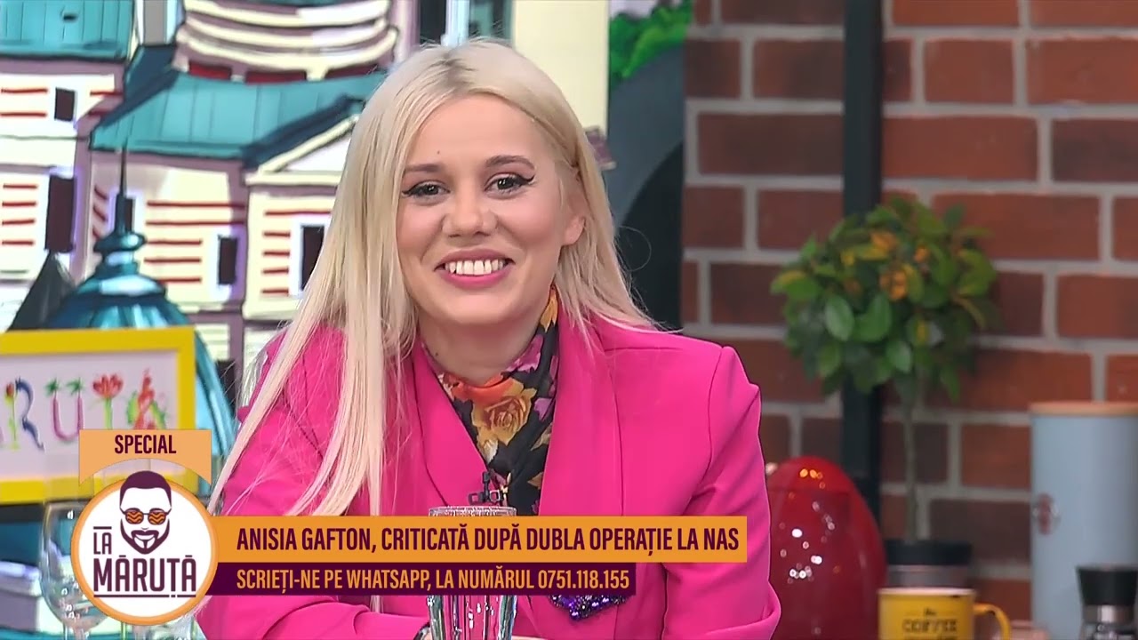 Anisia Gafton, criticată după dubla operație la nas
