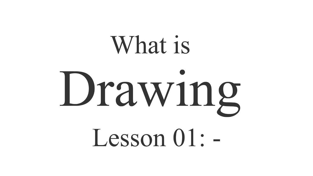 Learning to draw: Learning to see: Keys to Drawing – Chapter 1