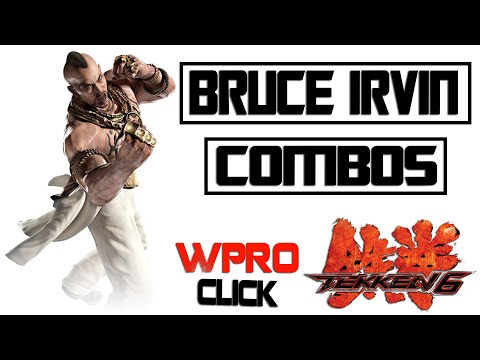 Tekken 6 PPSSPP | Bruce Irvin Combos | WPro Click |