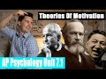 Thories de la motivation ap psychology unit 7 thme 1 71