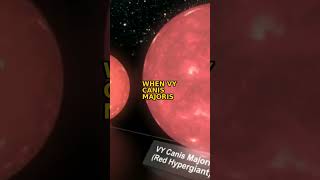 VY Canis Majoris Supernova #Shorts