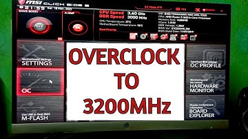 EASY RAM OVERCLOCKING FOR BEGINNERS | MSI BIOS
