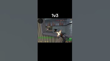 200IQ 1v3 Clutch in 5x5 Mix (De_Nuke) | CS 1.6 | v3NEMOUS #v3nemous #counterstrike #cs16 #shorts