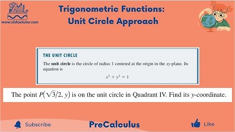 Trigonometric Functions (The Unit Circle) | Part 2