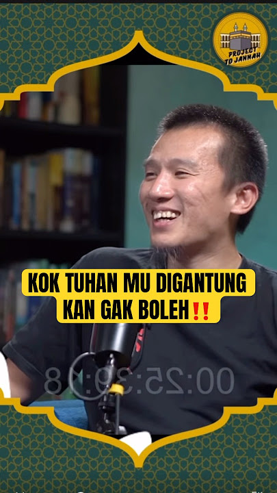KOK TUHAN MU DIGANTUNG KAN GAK BOLEH‼️ USTADZ FELIX SIAUW #ustadzfelixsiauw #masukislam #nabiisa