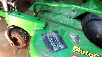 John Deere 1026R: Mower 60D - Issues And Corrections.  2 of 2