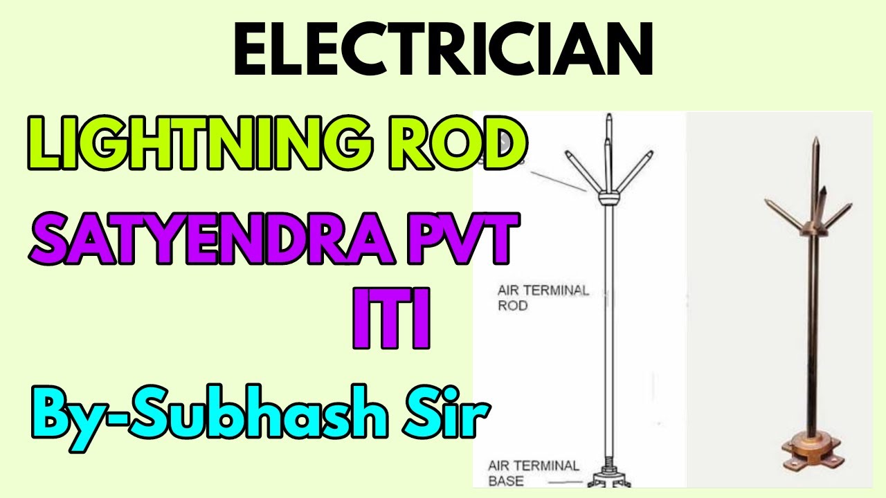 तड़ित चालक (Lightening rod or lightening conductor) YouTube