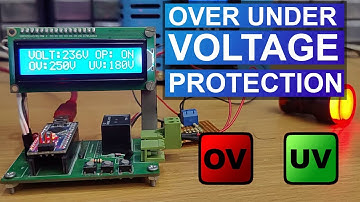 How To Make Over Under Voltage Protection Circuit | Arduino Project
