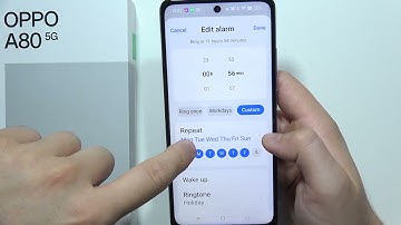 OPPO A80 5G: Hoe stel ik een alarm in?