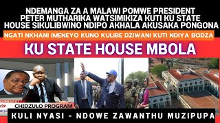 NDEMANGA ZA A MALAWI POMWE PETER MUTHARIKA WATSIMIKIZA KUTI KU STATE HOUSE SIKULIBWINO IN LILONGWE