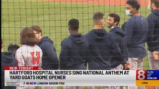 Nurses Sing Anthem At Yard Goats Home Opener